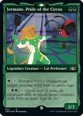 Jermane, Pride of the Circus (Showcase) (Galaxy Foil) (504) (Unfinity)