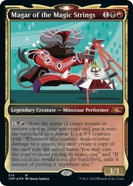 Magar of the Magic Strings (Showcase) (Galaxy Foil) (514) (Unfinity)