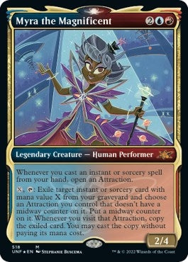 Myra the Magnificent (Showcase) (Galaxy Foil) (518) (Unfinity)