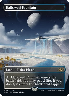 Hallowed Fountain (Borderless) (Galaxy Foil) (528) (Unfinity)