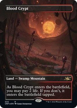 Blood Crypt (Borderless) (Galaxy Foil) (530) (Unfinity)