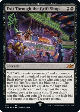Exit Through the Grift Shop (Galaxy Foil) (360) (Unfinity)