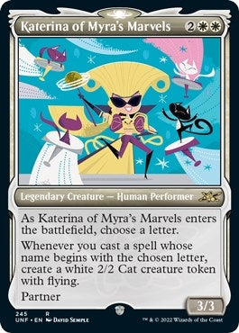 Katerina of Myra's Marvels (Showcase) (Galaxy Foil) (496) (Unfinity)