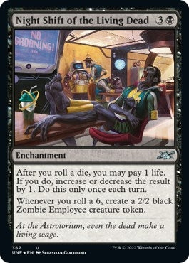 Night Shift of the Living Dead (Galaxy Foil) (367) (Unfinity)