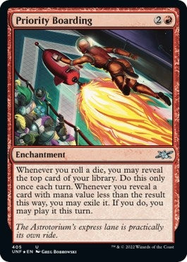 Priority Boarding (Galaxy Foil) (405) (Unfinity)