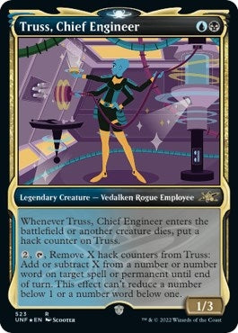 Image for Truss, Chief Engineer (Showcase) (Galaxy Foil) (523) - Magic: The Gathering
