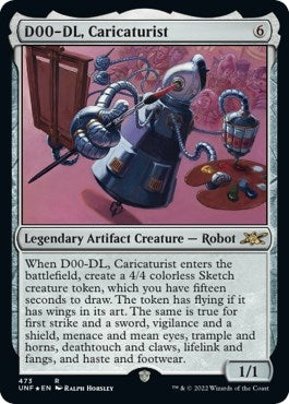 D00-DL, Caricaturist (Galaxy Foil) (473) (Unfinity)