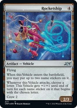 Image for _______ _______ Rocketship (Galaxy Foil) (477) - Magic: The Gathering