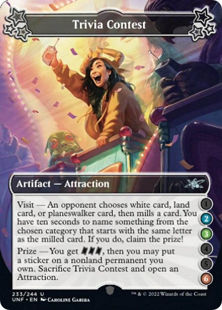 Trivia Contest (2-3-6) (233) (Unfinity)
