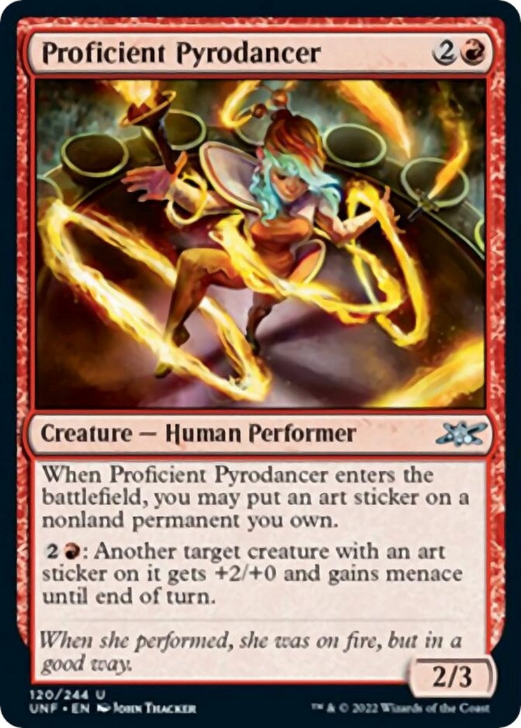 Proficient Pyrodancer (120) (Unfinity)