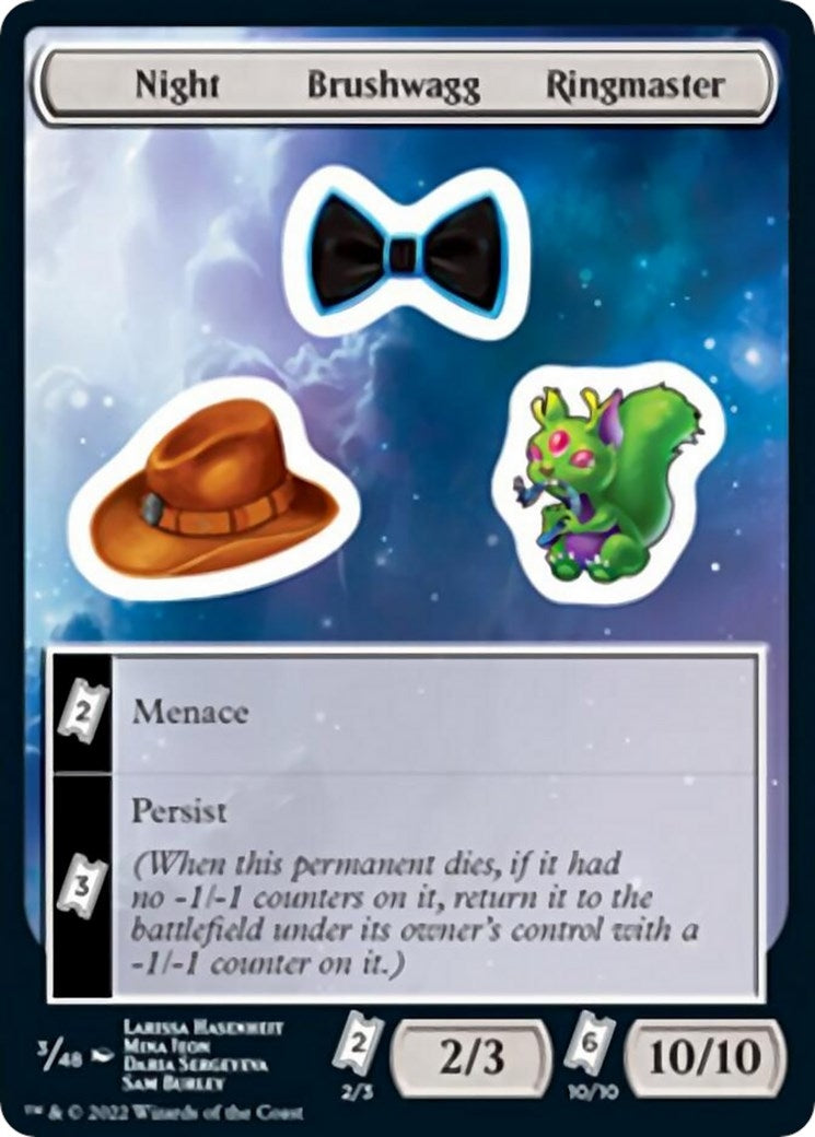 Night Brushwagg Ringmaster (3) (Unfinity)