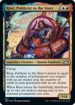 Roxi, Publicist to the Stars (Galaxy Foil) (463) (Unfinity)