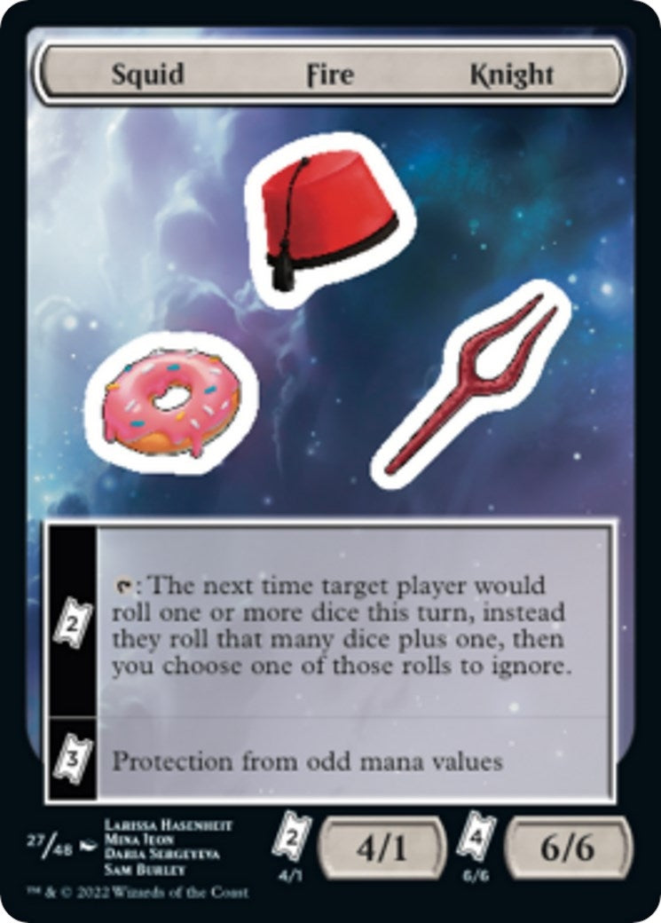 Squid Fire Knight (27) (Unfinity)