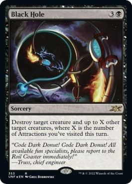 Black Hole (Galaxy Foil) (353) (Unfinity)