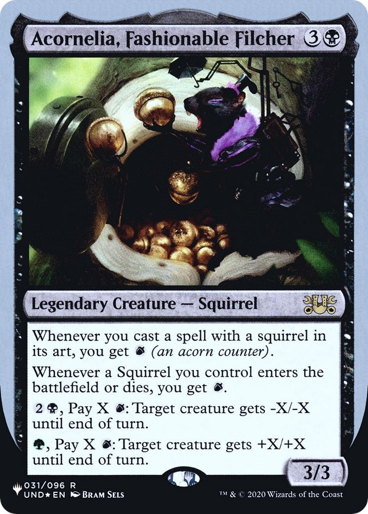 Acornelia, Fashionable Filcher (031/096) (The List Reprints)