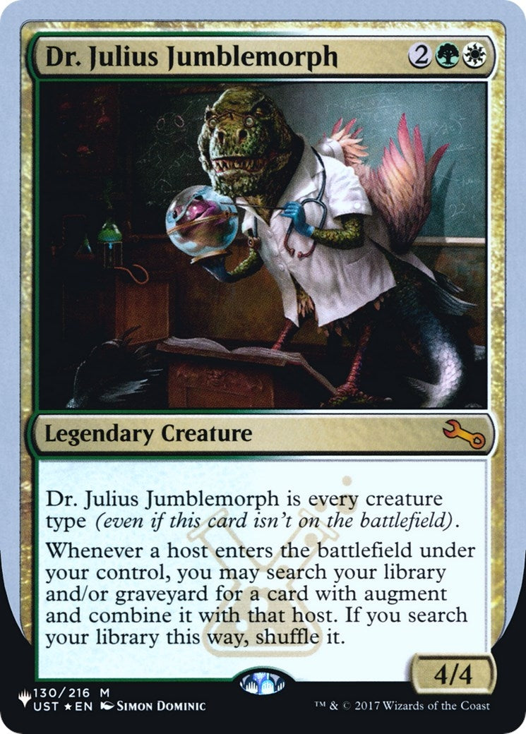 Dr. Julius Jumblemorph (130/216) (The List Reprints)