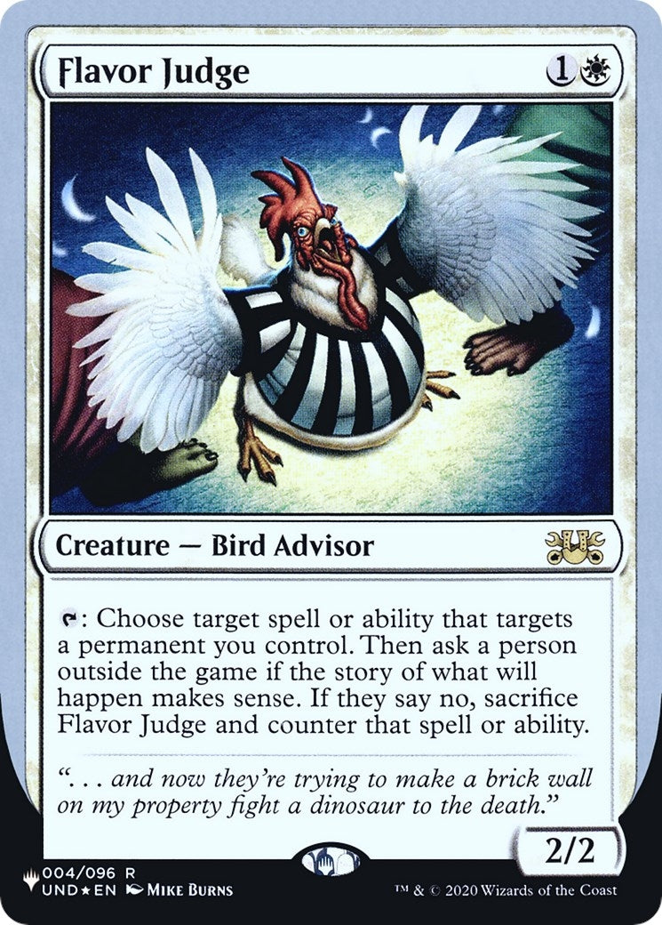 Flavor Judge (004/096) (The List Reprints)