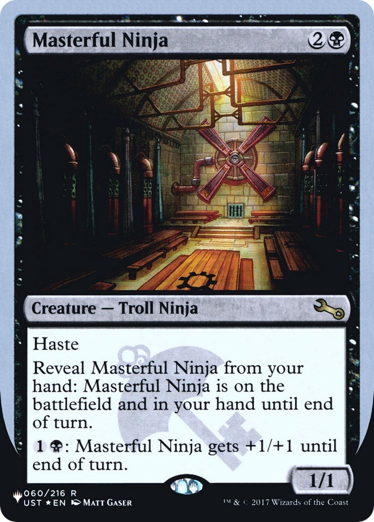 Masterful Ninja (060/216) (The List Reprints)