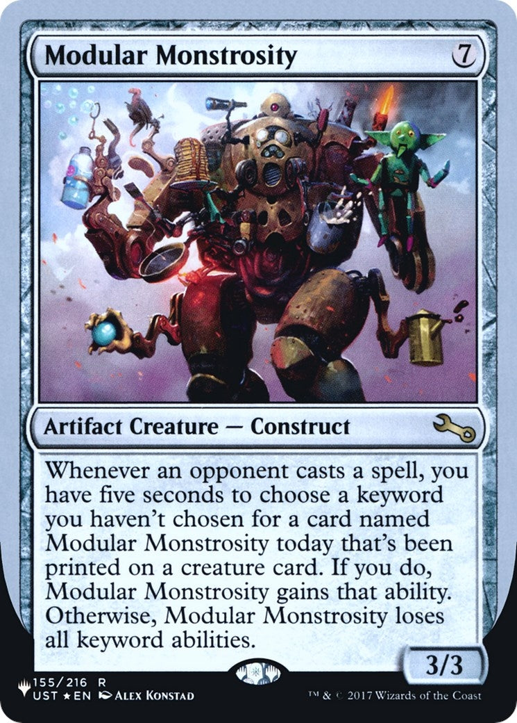 Modular Monstrosity (155/216) (The List Reprints)