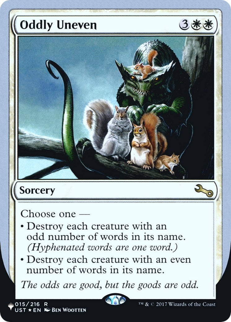 Oddly Uneven (015/216) (The List Reprints)