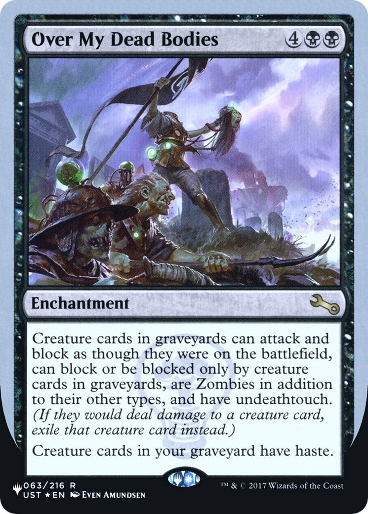 Over My Dead Bodies (063/216) (The List Reprints)