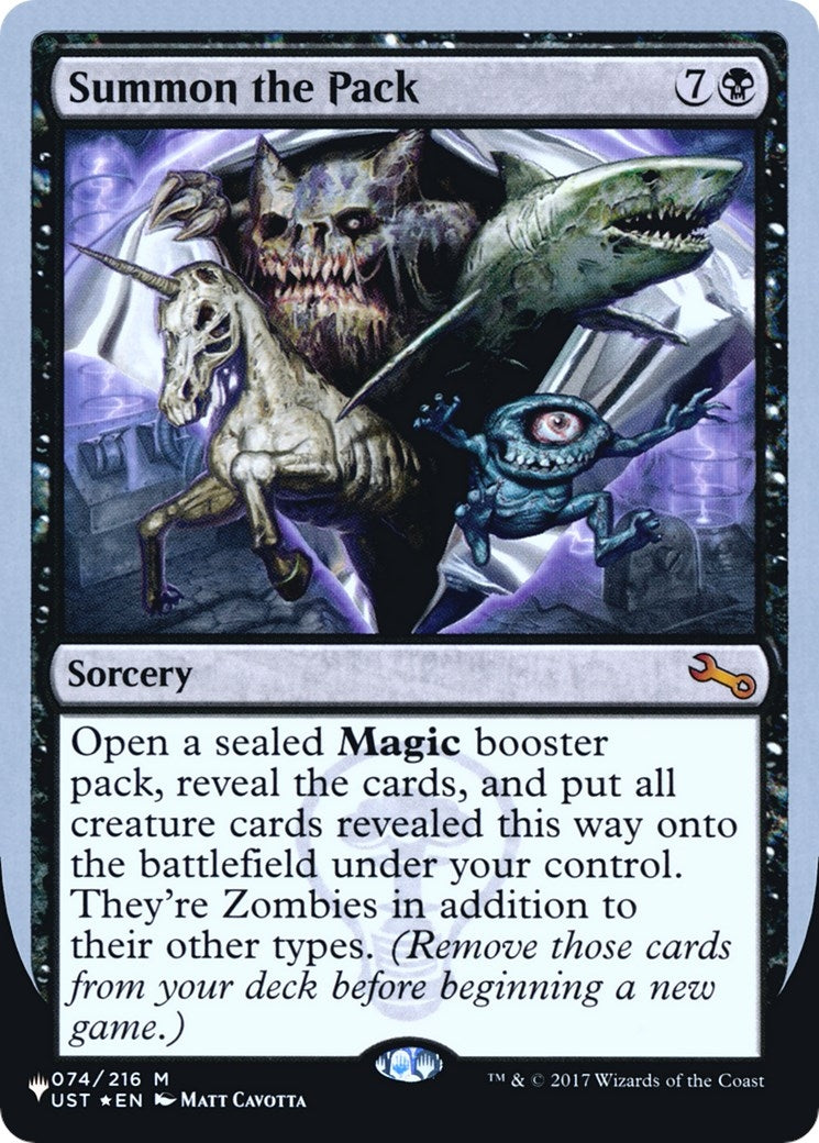 Summon the Pack (074/216) (The List Reprints)