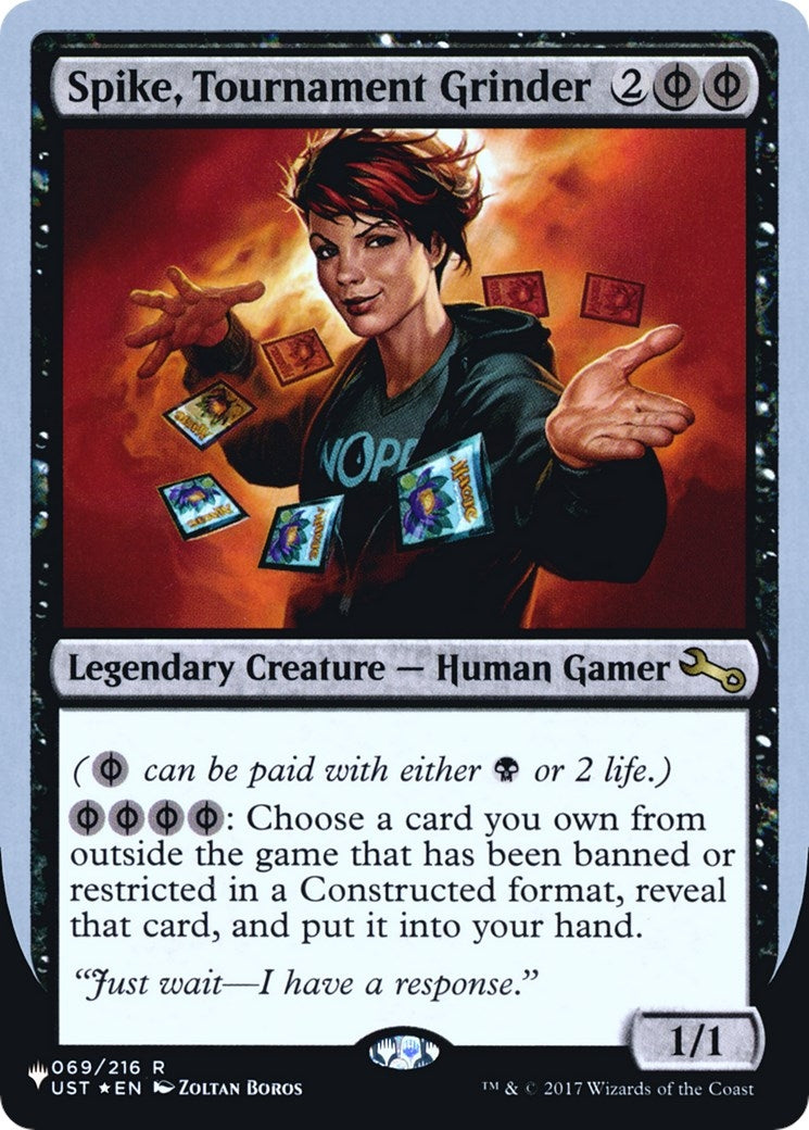 Spike, Tournament Grinder (069/216) (The List Reprints)