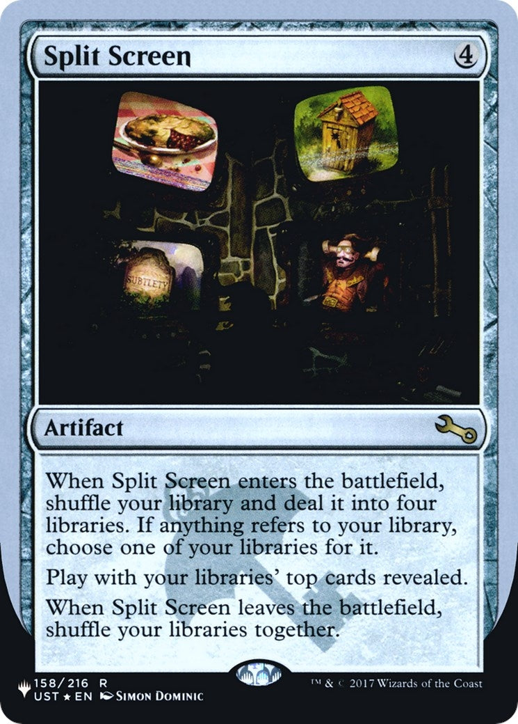 Split Screen (158/216) (The List Reprints)