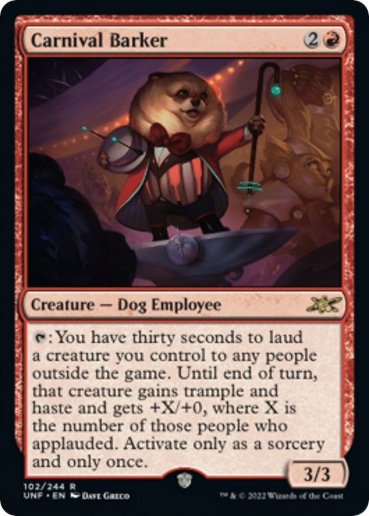 Carnival Barker (102) (Unfinity)