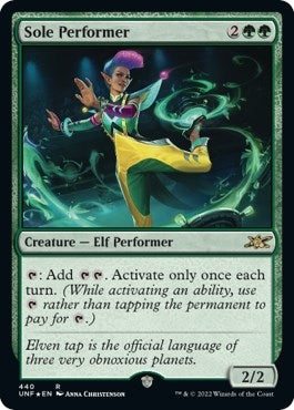 Sole Performer (Galaxy Foil) (440) (Unfinity)