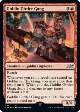 Goblin Girder Gang (Galaxy Foil) (397) (Unfinity)