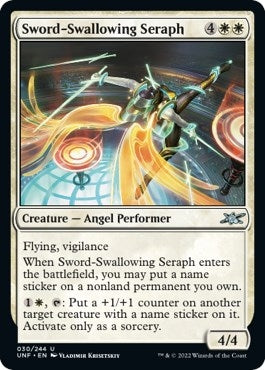Sword-Swallowing Seraph (30) (Unfinity)