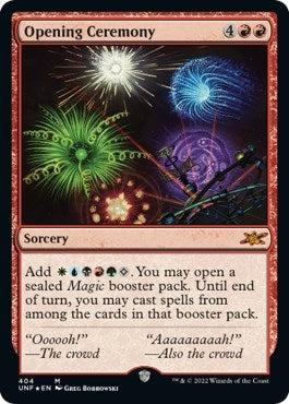 Opening Ceremony (Galaxy Foil) (404) (Unfinity)