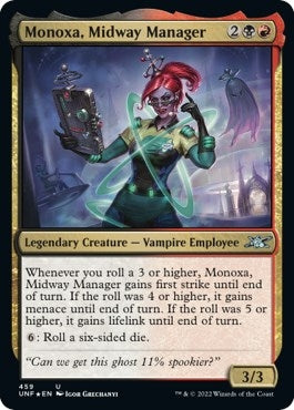 Monoxa, Midway Manager (Galaxy Foil) (459) (Unfinity)