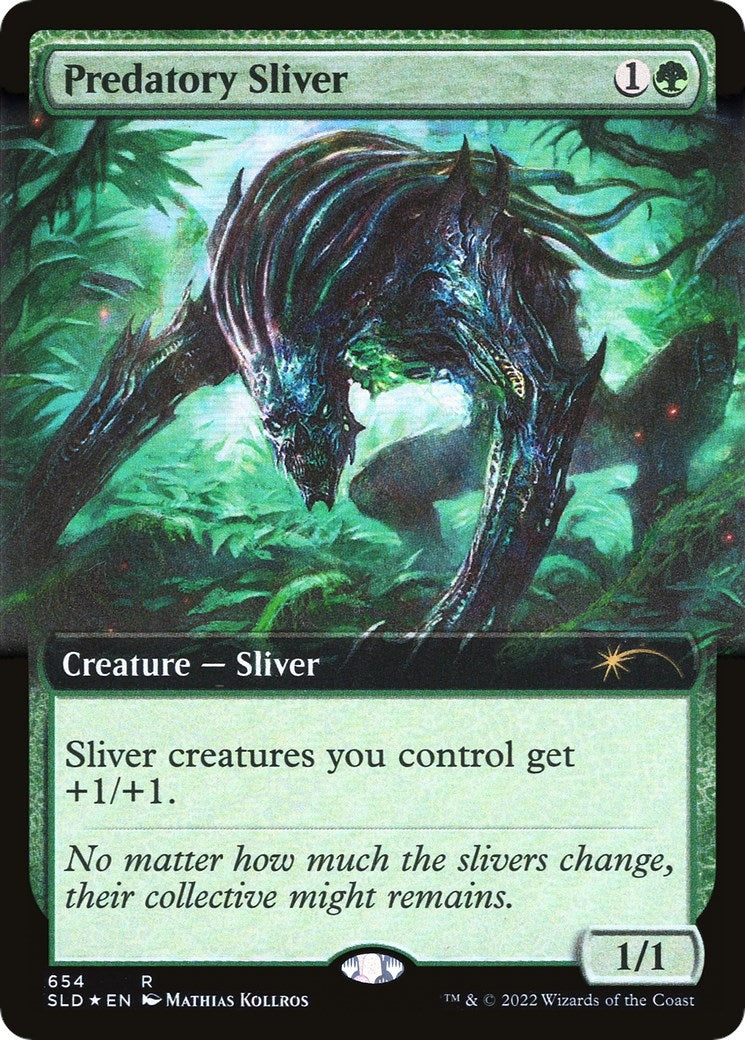 Predatory Sliver (Extended Art) (654) (Secret Lair Drop Series)
