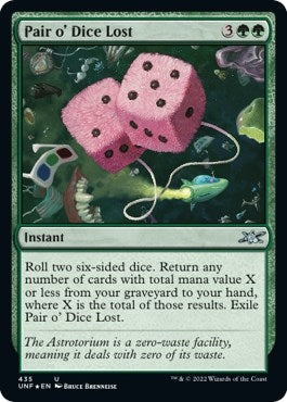 Pair o' Dice Lost (Galaxy Foil) (435) (Unfinity)