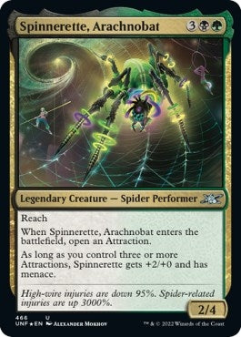 Spinnerette, Arachnobat (Galaxy Foil) (466) (Unfinity)