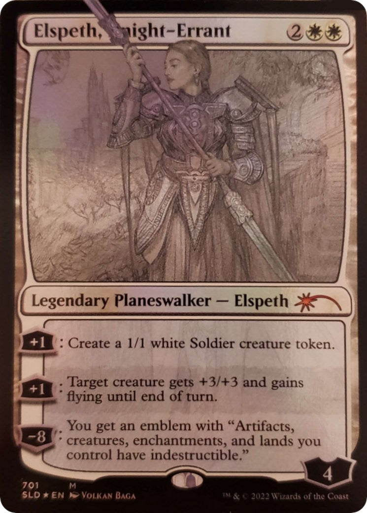 Elspeth, Knight-Errant (Sketch Showcase) (701) (Secret Lair Drop Series)