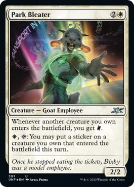 Park Bleater (Galaxy Foil) (307) (Unfinity)