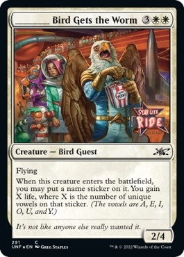 Image for _____ Bird Gets the Worm (Galaxy Foil) (291) - Magic: The Gathering
