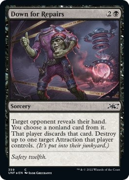 Down for Repairs (Galaxy Foil) (359) (Unfinity)