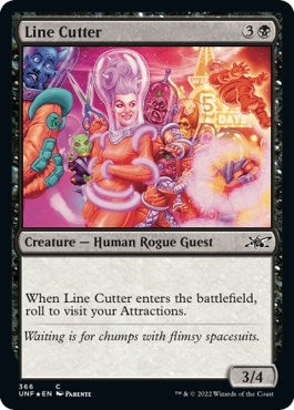 Line Cutter (Galaxy Foil) (366) (Unfinity)