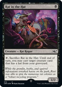 Rat in the Hat (Galaxy Foil) (372) (Unfinity)