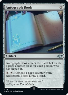 Autograph Book (Galaxy Foil) (469) (Unfinity)