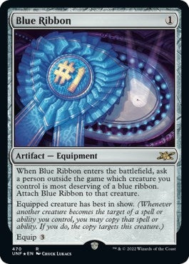 Blue Ribbon (Galaxy Foil) (470) (Unfinity)