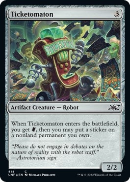 Ticketomaton (Galaxy Foil) (481) (Unfinity)