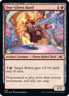 One-Clown Band (Galaxy Foil) (403) (Unfinity)