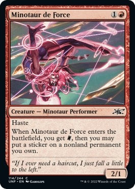 Minotaur de Force (114) (Unfinity)