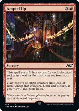 Amped Up (Galaxy Foil) (384) (Unfinity)