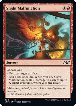 Slight Malfunction (Galaxy Foil) (409) (Unfinity)
